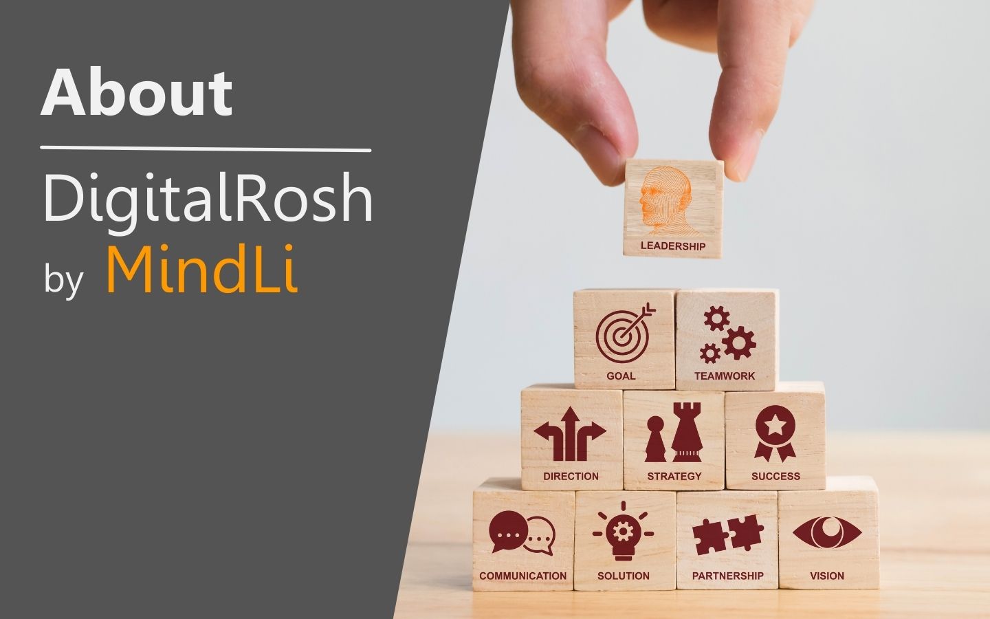 DigitalRosh is a platform to empower 21st Century leaders on 3 fronts: Think (Knowledge), Lead (People), and Transform (Tools).