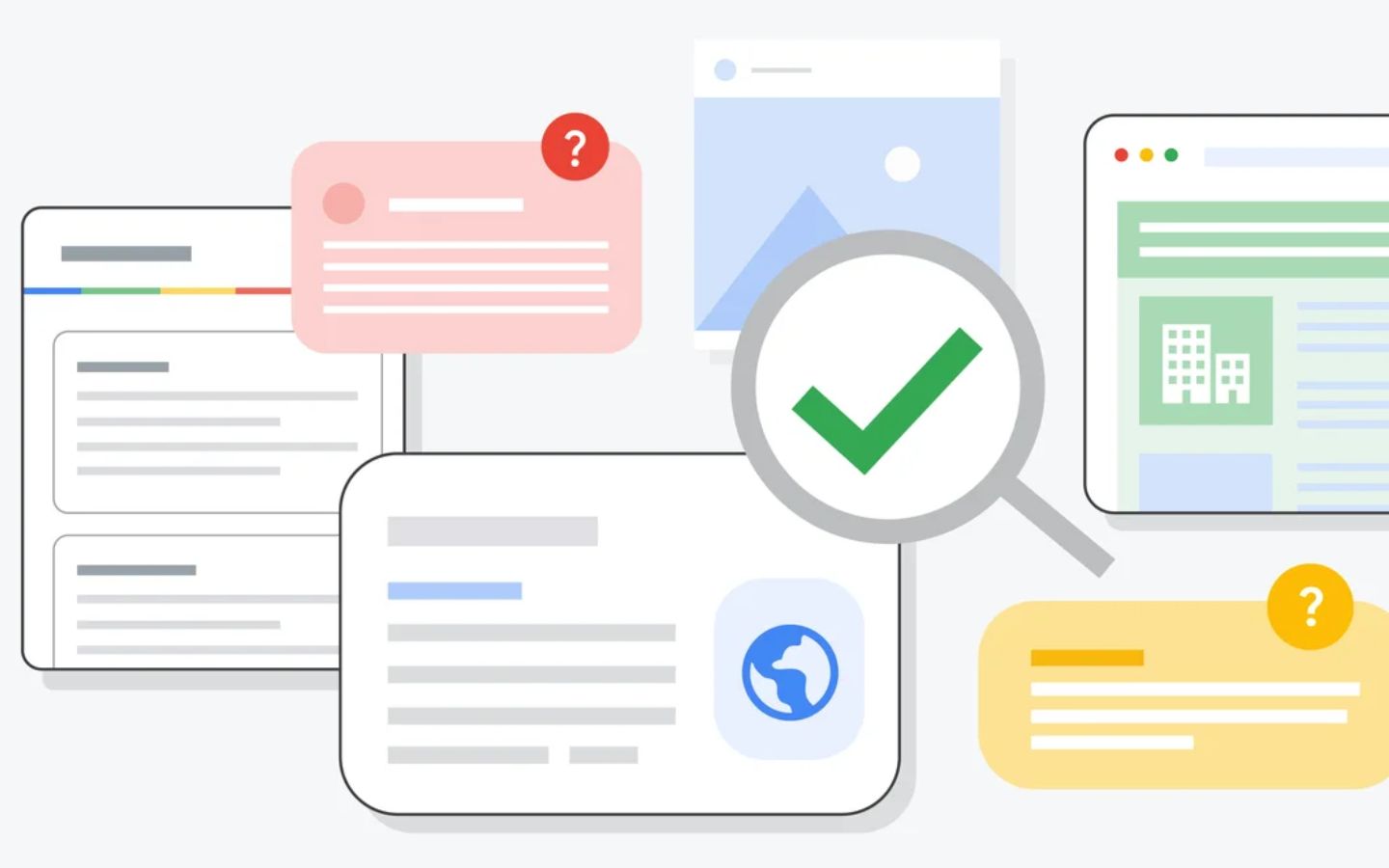 Google's Search platform offers fact-checking tools for users to evaluate results and gain context for informed decisions.